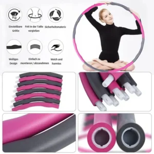 Removable Hula Circle Hoops for Adults Sport Slimming Fitness Equipment Training Ring Circle Adjustable Hoola Hoop for Women 2