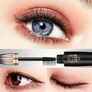 Waterproof 4D Mascara Thick Long Smudge-proof Plump Encrypted Long-lasting Curling Large Eye Makeup, Makeup Tools 2