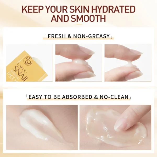 30pcs LAIKOU Sleeping Face Mask Moisturizing Anti-aging Creams Mask No Wash Disposable Facial Mask Skin Care for Beauty 2