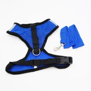 Breathable Mesh Cat Small Dog Harness And Leash Kitten Cats Harnesses Little Dog Puppy Harness For French Bulldog Chihuahua Pug 5